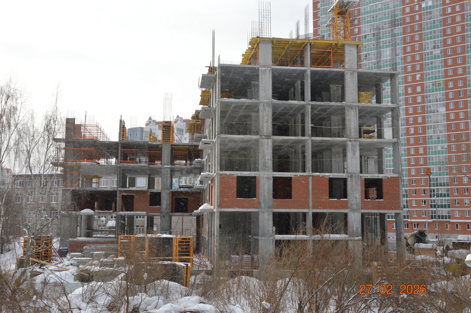 Строительство жилого дома по ул. Подгорная, 61